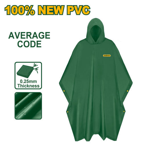 معطف مطري خفيف مقاوم للماء من جاد ايفر - Jadever Waterproof PVC Raincoat