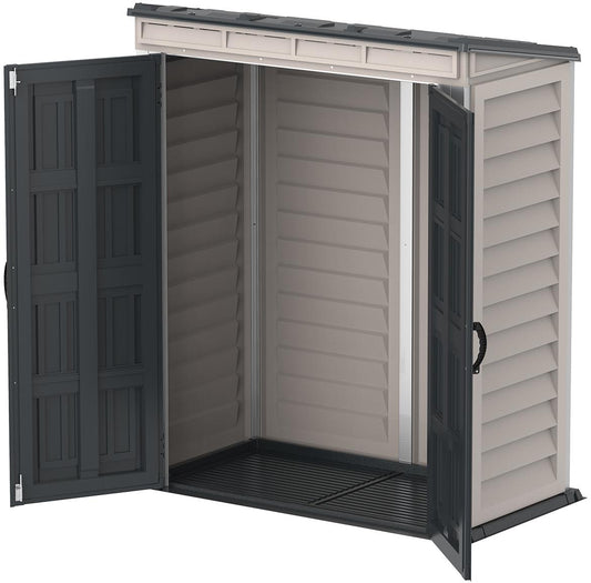 مخزن أدوات حديقة صغير مقاوم للعوامل الجوية - YardMate Pent Plus Storage Shed Small Size