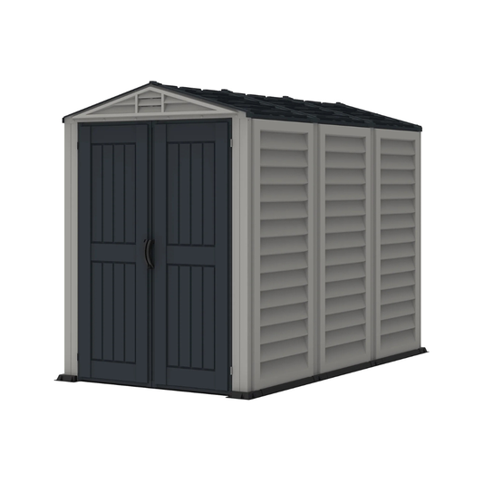 مخزن أدوات حديقة كبير مقاوم للعوامل الجوية - YardMate Pent Plus Storage Shed Large Size