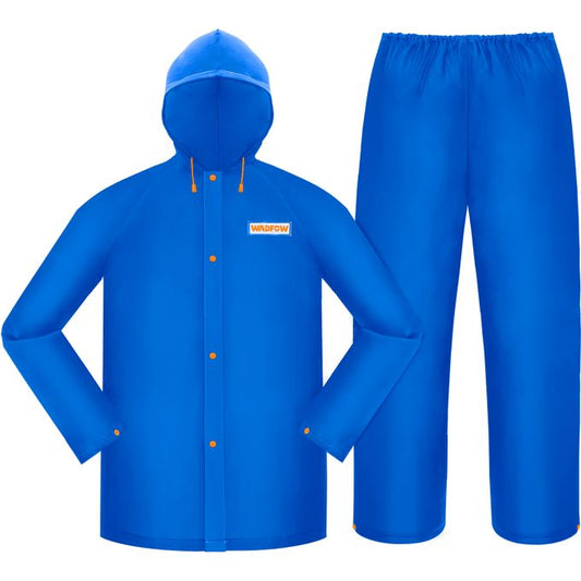 بدلة مطرية مقاومة للماء من وادفو - Wadfow Waterproof PVC Rain Suit