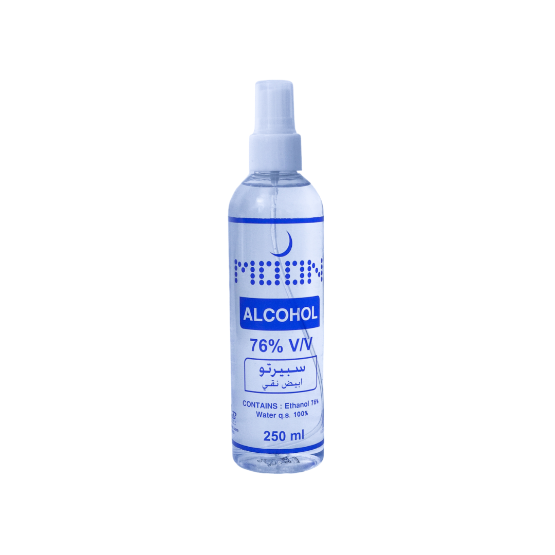 معقم أدوات كحول ايثانولي - Moon Ethanol Alcohol 76%