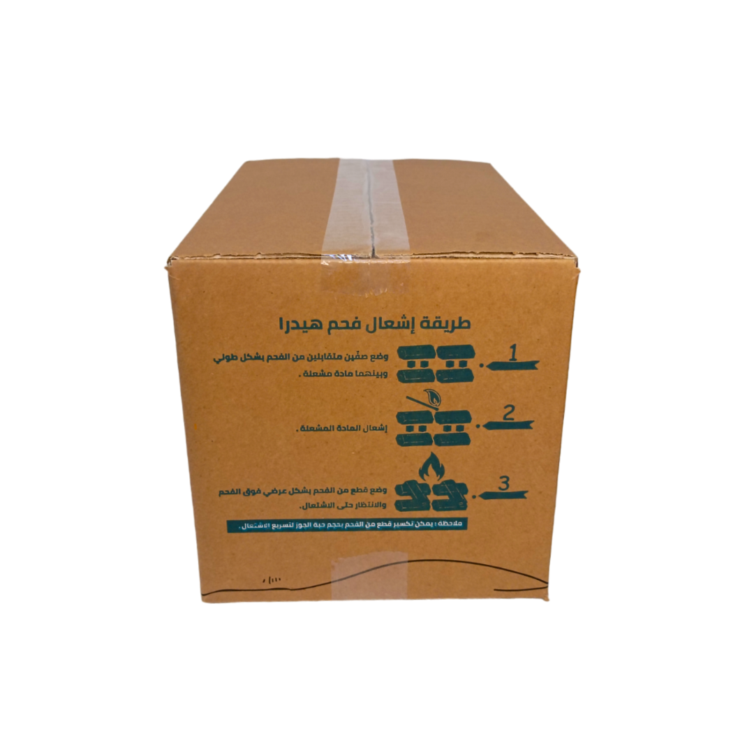 فحم شوي سداسي من هيدرا 2.5 كغ - Hedera Hexagon Charcoal 2.5 kg