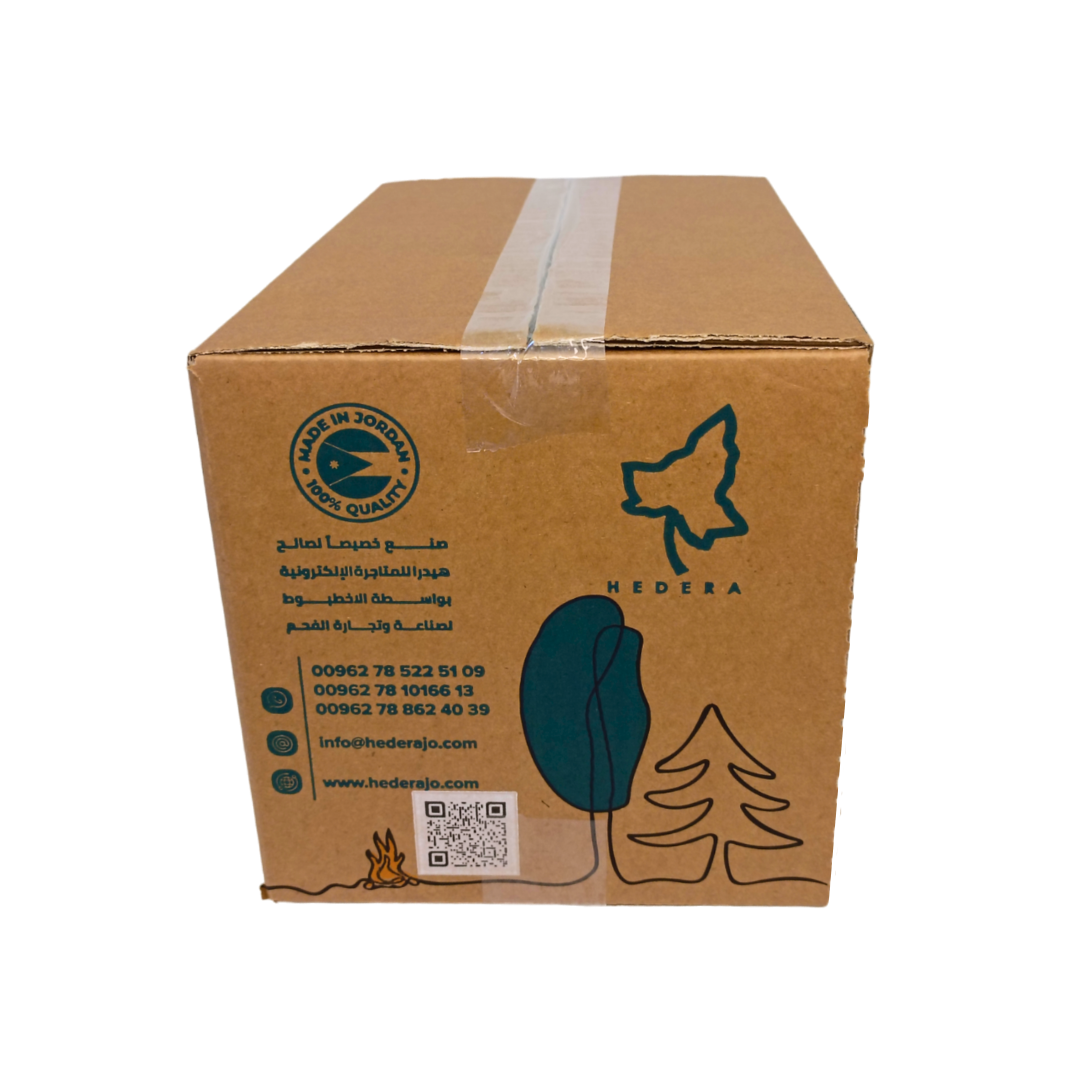 فحم شوي سداسي من هيدرا 2.5 كغ - Hedera Hexagon Charcoal 2.5 kg