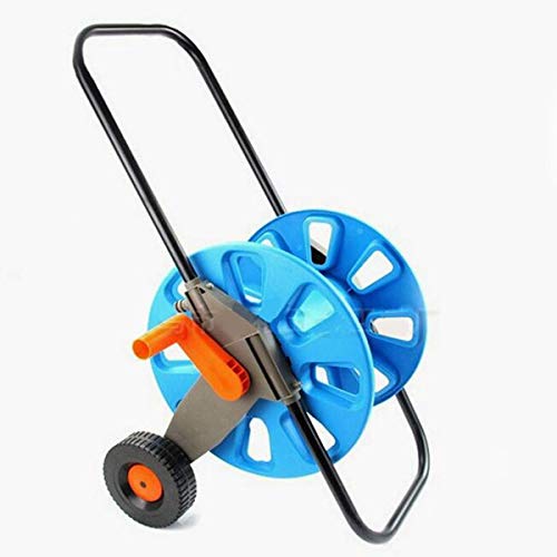 بكرة بربيش متحركة مع عجلات بدون بربيش - Detachable Garden Empty Water Hose Reel Cart