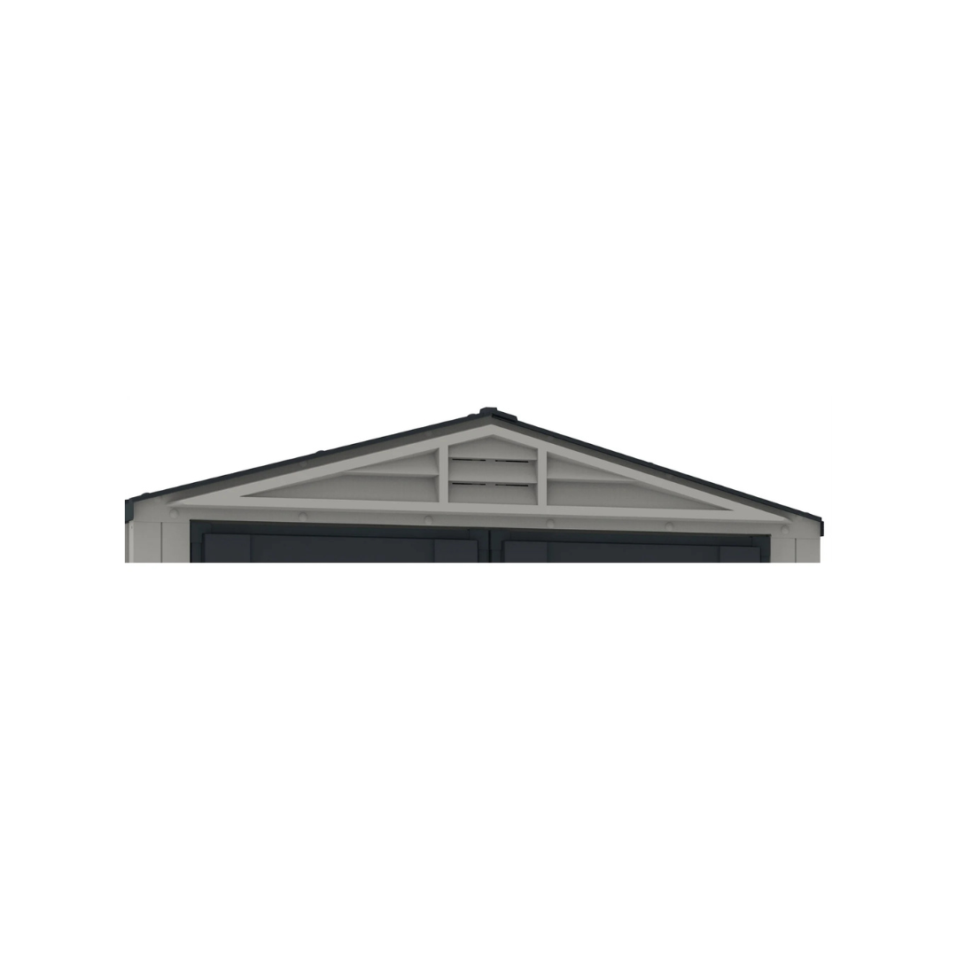مخزن أدوات حديقة كبير مقاوم للعوامل الجوية - YardMate Pent Plus Storage Shed Large Size