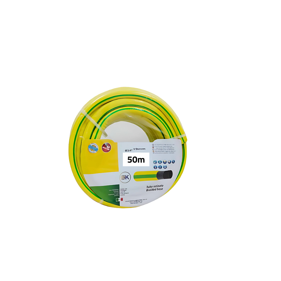 بربيش حديقة 50 متر (3/4 انش) متين 3 طبقات ايطالي عالي الجودة - Garden Hose 50m (3/4 In)
