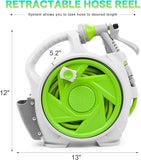 بكرة بربيش مع بربيش بطول 15 متر - Garden Mini Hose Reel 15m High Quality