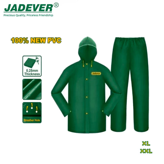 بدلة مطرية مقاومة للماء من جاد ايفر - Jadever Waterproof PVC Rain Suit