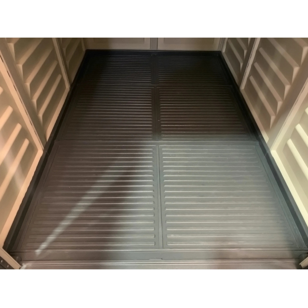 مخزن أدوات حديقة كبير مقاوم للعوامل الجوية - YardMate Pent Plus Storage Shed Large Size