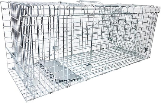 مصيدة قفص للحيوانات الحية الكبيرة - Large Live Animal Cage Trap