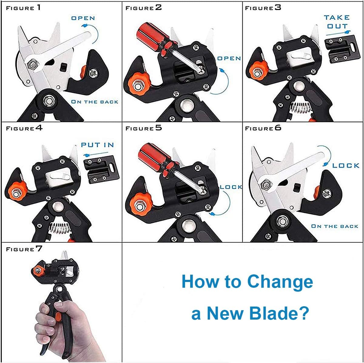 شنطة أدوات تطعيم متكاملة - Garden Grafting Tool Kit