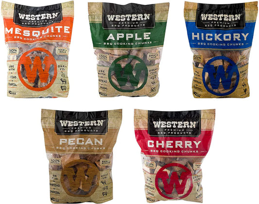 شرائح تدخين للشواء BBQ Wood Chips - 750 غم | WESTERN Premium