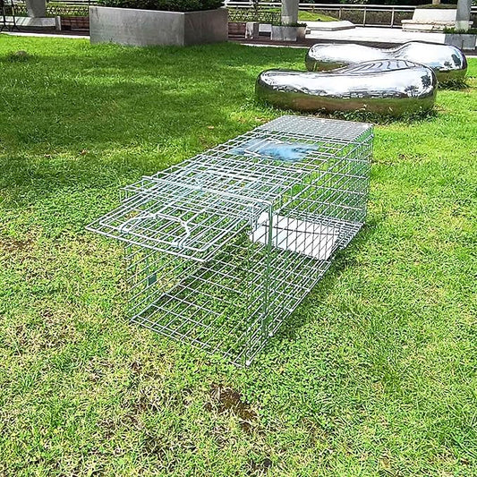 مصيدة قفص للحيوانات الحية الكبيرة - Large Live Animal Cage Trap