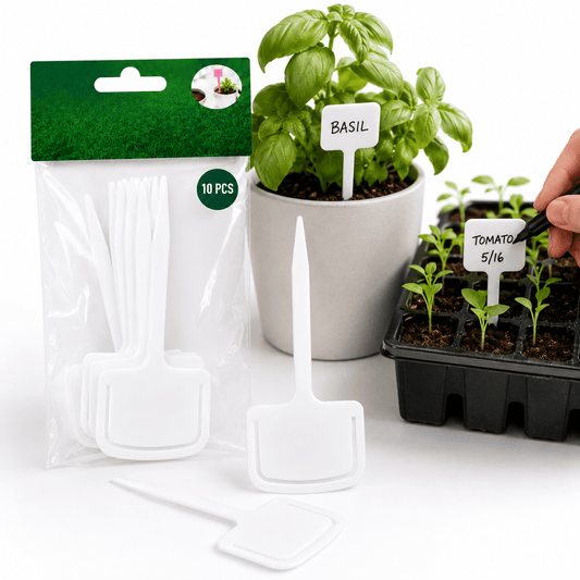 بطاقات تعريف نباتات بلاستيكية عدد 10 – Gardening Label 10 PCS