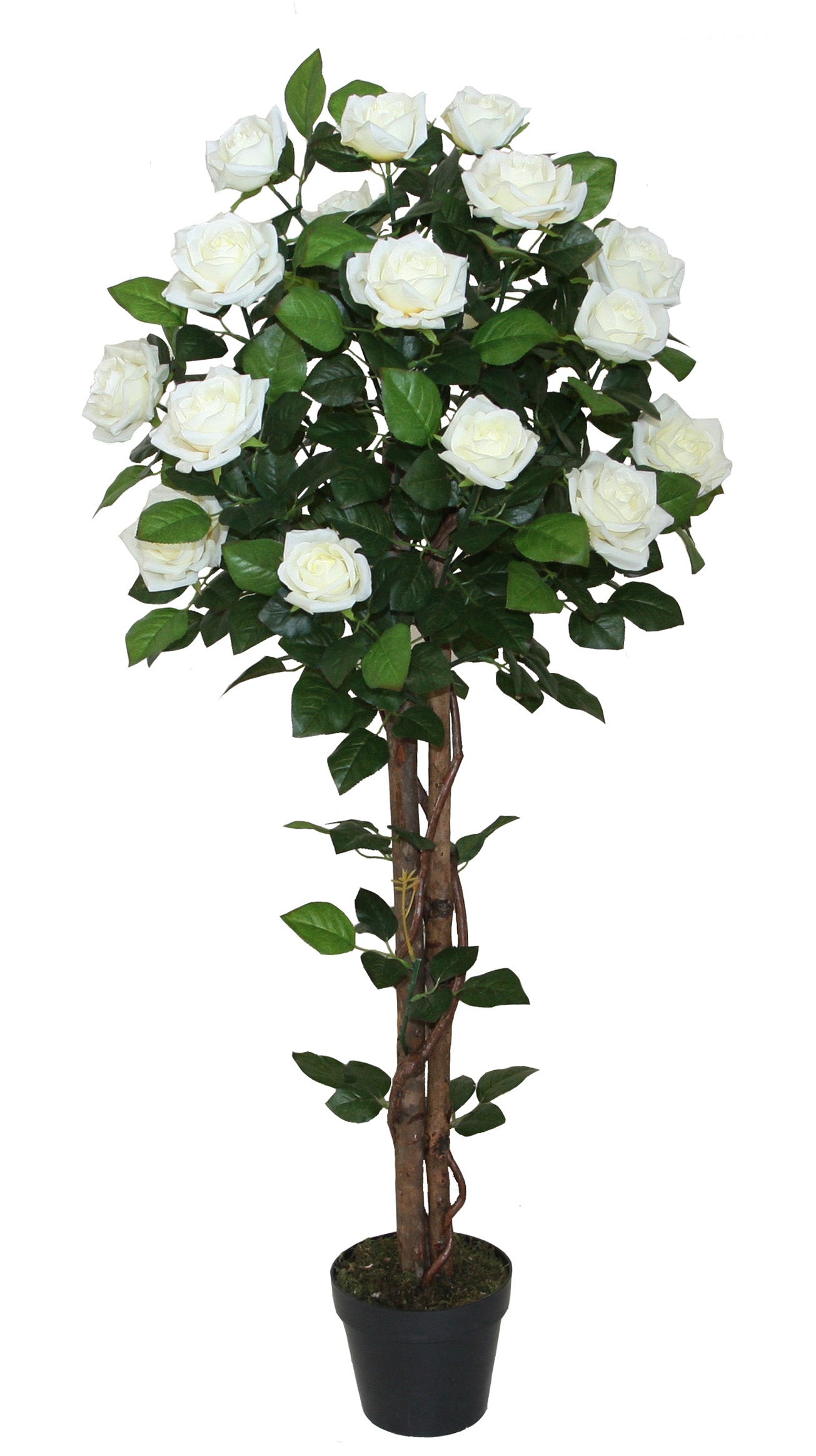 نبات ورد جوري صناعي - Artificial Wood Trunk Rose