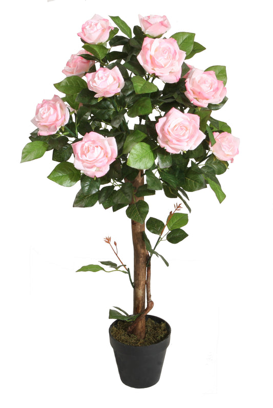 نبات ورد جوري صناعي - Artificial Wood Trunk Rose