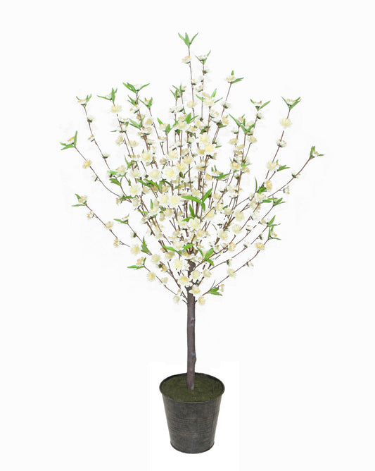 شجرة خوخ مزهرة صناعية - Artificial White Peach Blossom