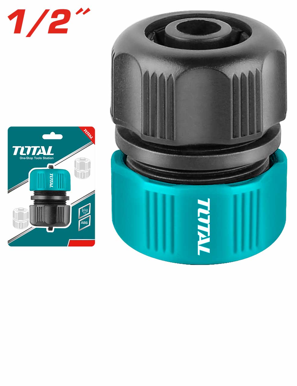 وصلة بربيش 1/2 انش من توتال - Total Hose Mender1/2 In