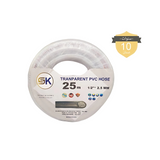 بربيش شفاف كريستال 50 متر (3/4 انش) جودة ممتازة - Crystal Transparent PVC Hose 50m (3/4 In)