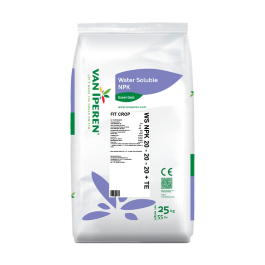 سماد 20-20-20 + عناصر صغرى من فان ايبرين 25 كغم - Van Iperen WS NPK 20-20-20 + TE 25 Kg