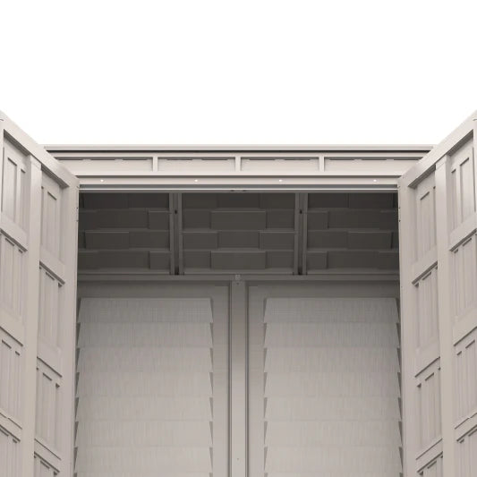 مخزن أدوات حديقة مقاوم للعوامل الجوية - YardMate Pent Plus Storage Shed
