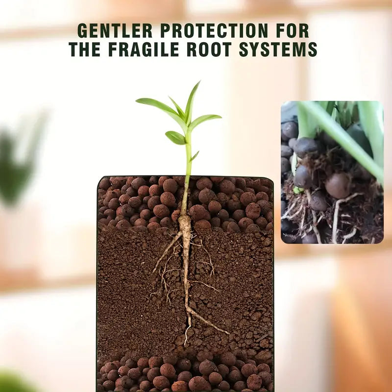 كرات طينية ليكا للنباتات 14-16 مم - Leca Clay Pebbles for Plants 4mm-16mm