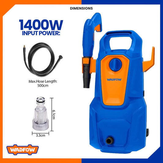 مضخة غسيل السيارات من وادفو 1400 واط - Wadfow High Pressure Washer 1400 W