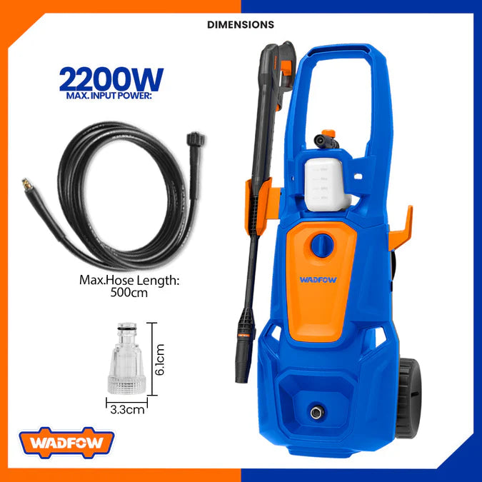 مضخة غسيل السيارات من وادفو 2200 واط - Wadfow High Pressure Washer 2200 W
