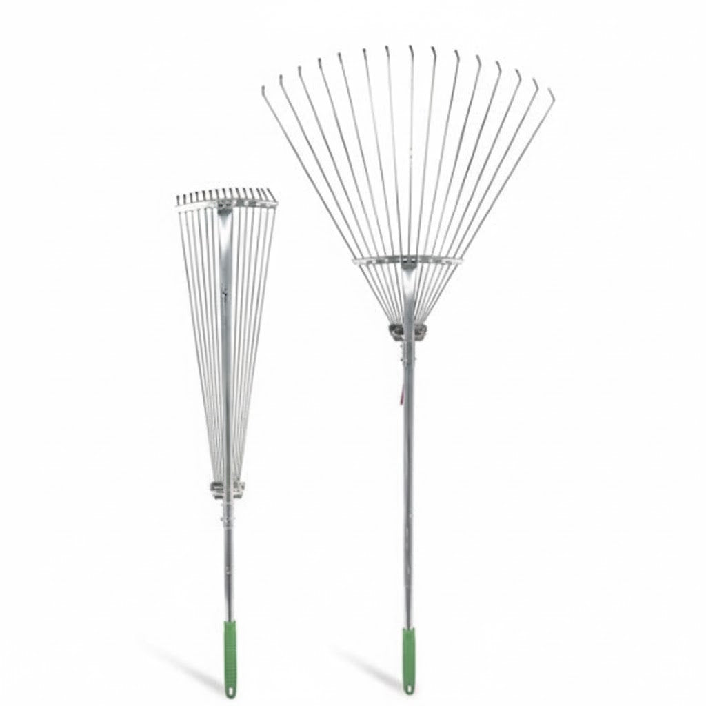 مشط أوراق معدني قابل للطوي - Foldable Metal Leaf Rake