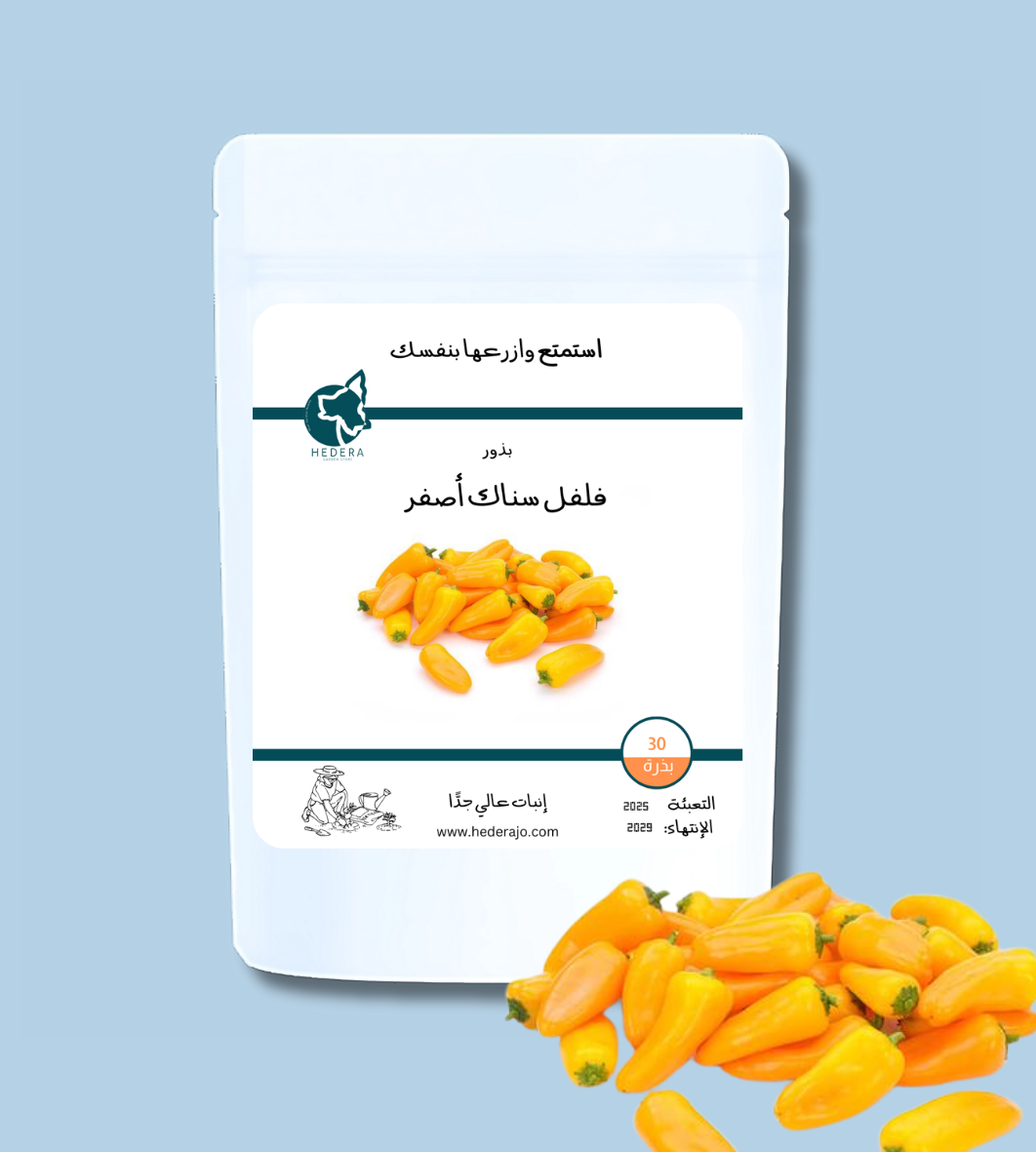 بذور فلفل سناك أصفر عالية الجودة – High Quality Yellow Snack Pepper Seeds