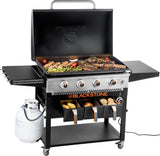 مشوى غاز مسطحة مع قلاية هوائية Blackstone 36" Griddle Air Fryer Combo