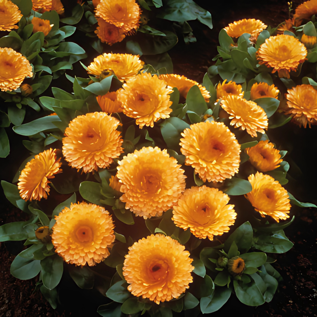 بذور قطيفة بون بون (قدسية) من بينري 1000 بذرة - Calendula officinalis Bon Bon 1000 seeds