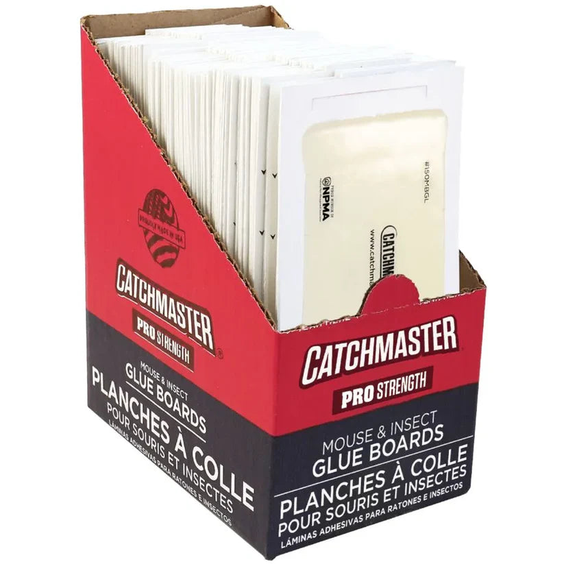 لوح لاصق صغير من Catchmaster لاصطياد الفئران والحشرات الزاحفة