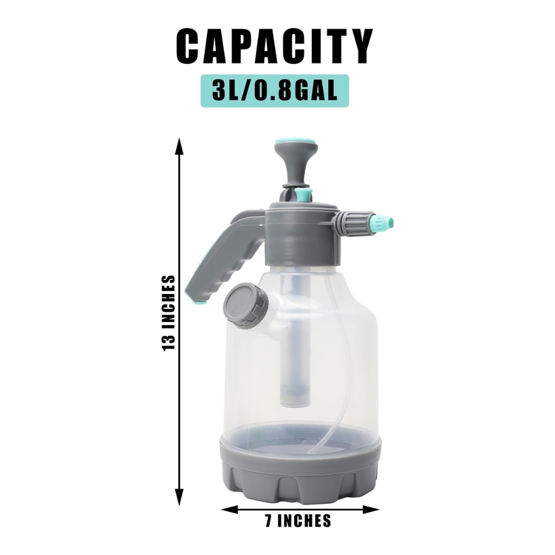 مضخة مبيدات وتعقيم يدوية بسعة 3 لتر - Hand Pressure Sprayer 3L