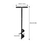 حفّار أرض يدوي حلزوني فولاذي - Manual Steel Garden Earth Auger