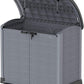 بيت صندوق نفايات بلاستيكي مزدوج بغطاء هيدروليكي - Double Waste Bin Plastic Shed