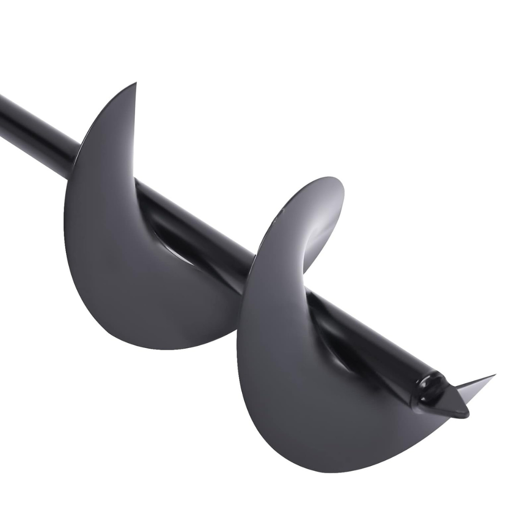 حفّار أرض يدوي حلزوني فولاذي - Manual Steel Garden Earth Auger