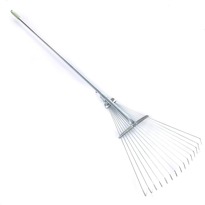 مشط تجميع أوراق معدني قابل للتعديل - Adjustable Metal Leaf Rake