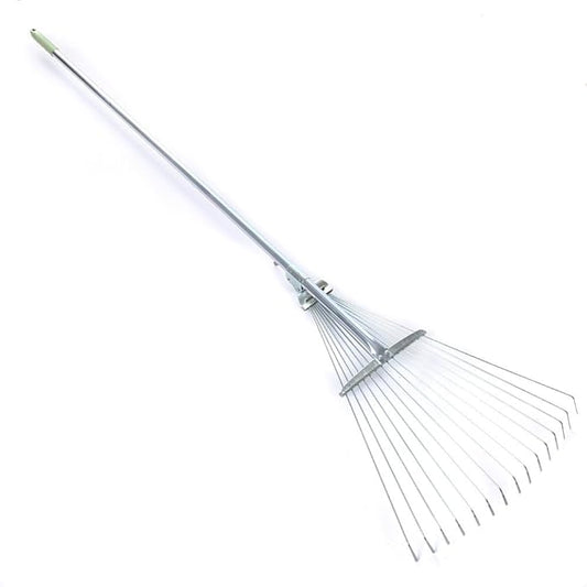 مشط تجميع أوراق معدني قابل للتعديل - Adjustable Metal Leaf Rake