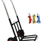 عربة نقل قابلة للطي بقدرة تحميل 100 كغم مع عجلات صامتة وحبال تثبيت - Foldable Hand Trolley 100 kg Capacity