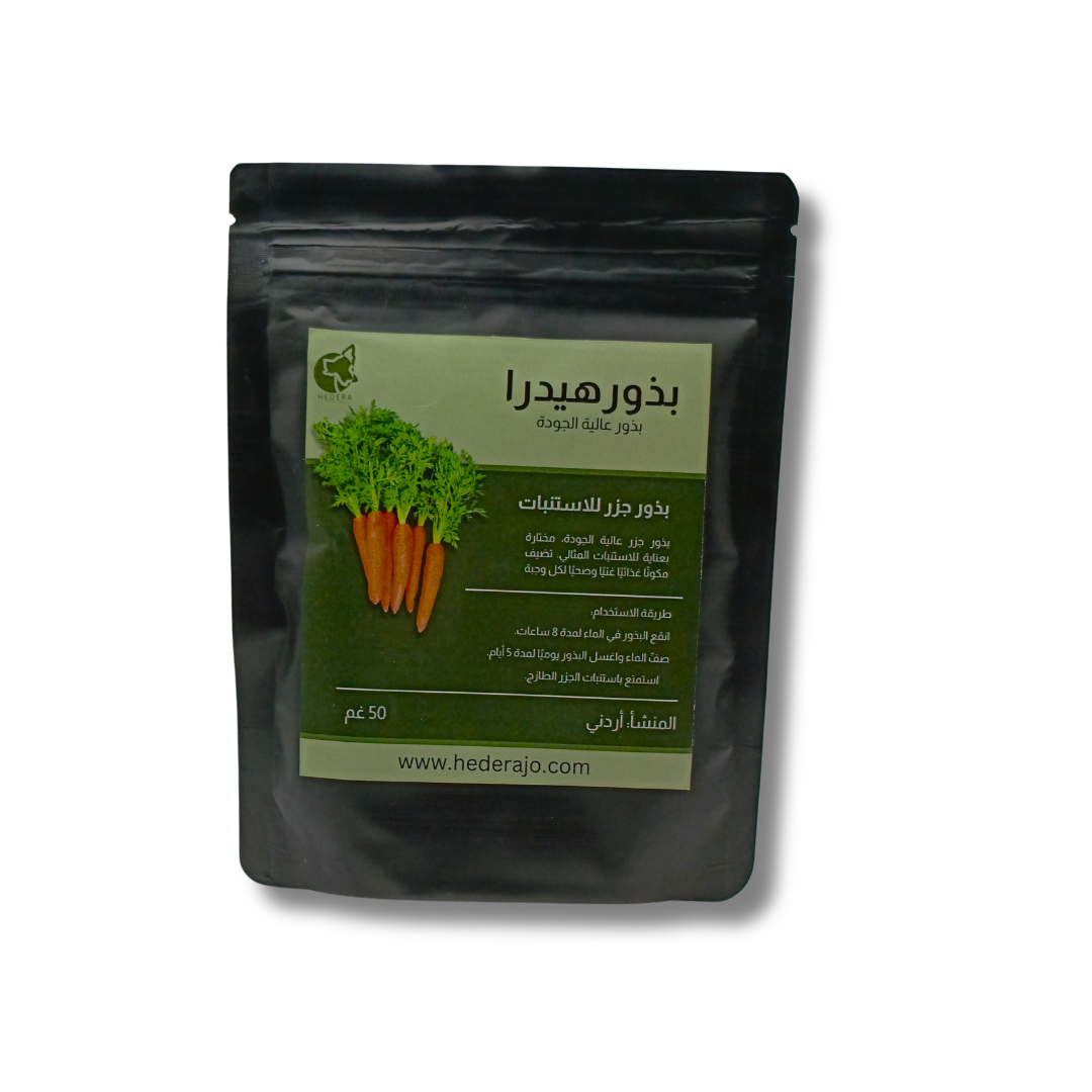 بذور جزر للاستنبات لزراعة المايكروجرين المنزلي