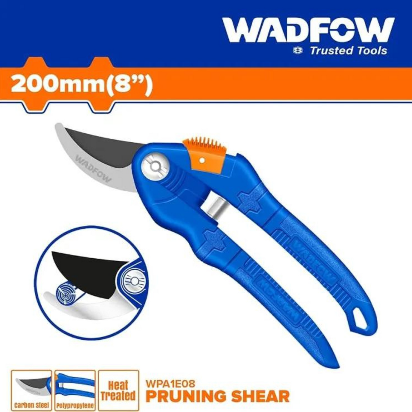 Wadfow pruning shears 8" -  مقص أشجار وادفو