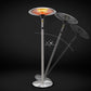 صوبة كهربائية خارجية ستاند 2100 واط مع ريموت تحكم - Outdoor Electric Patio Heater 2100W with Remote