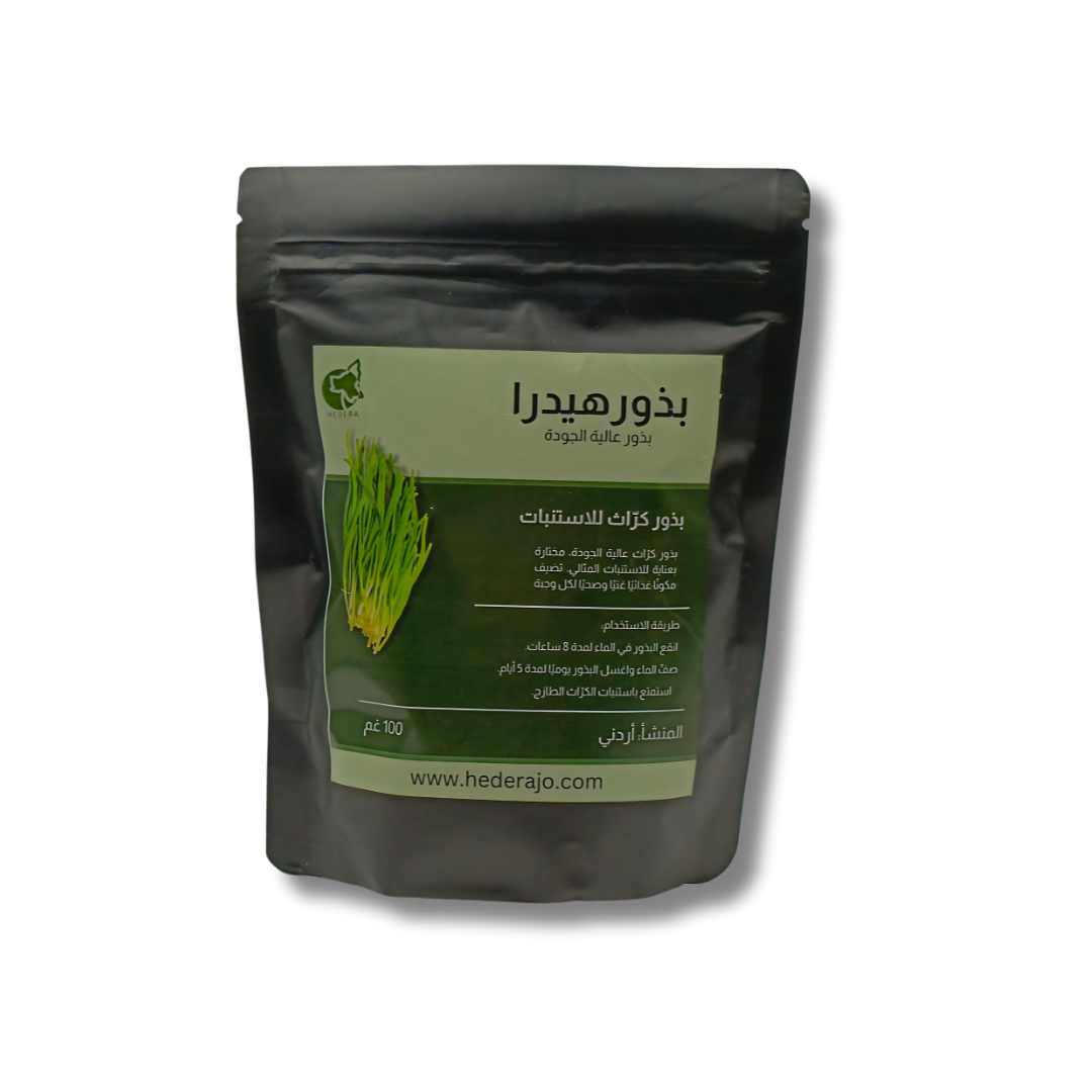 بذور الكراث للاستنبات - Leek Microgreens Seeds