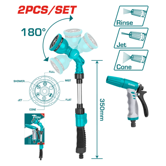 Total 2Pcs Watering Kit - طقم سقي مكون من قطعتين من توتال