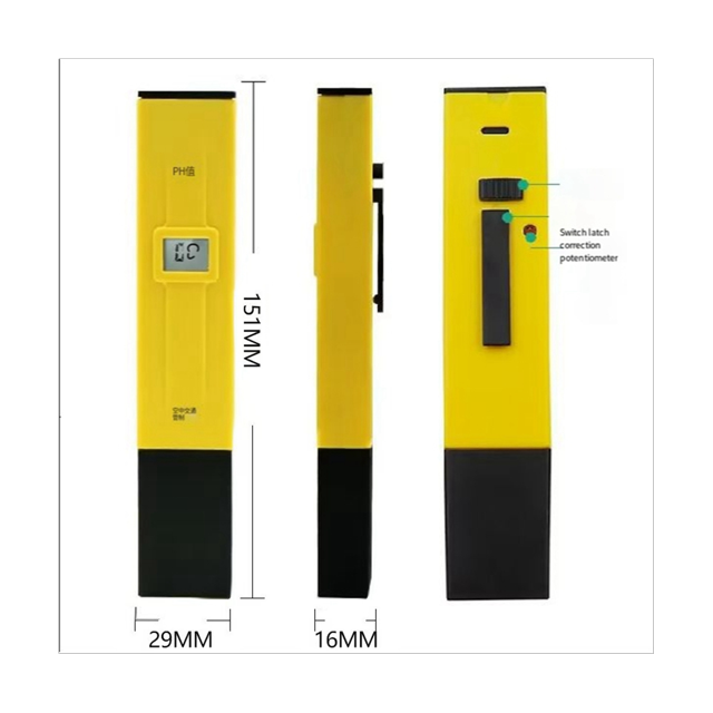 مواصفات جهاز pH Meter الرقمي مع الأبعاد