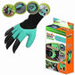 Garden Genie Gloves For Digging Planting With 4 ABS Plastic Claws Gardening -   قفازات البستنة للحفر والزراعه مع 4 مخالب بلاستيكية