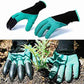 Garden Genie Gloves For Digging Planting With 4 ABS Plastic Claws Gardening -   قفازات البستنة للحفر والزراعه مع 4 مخالب بلاستيكية