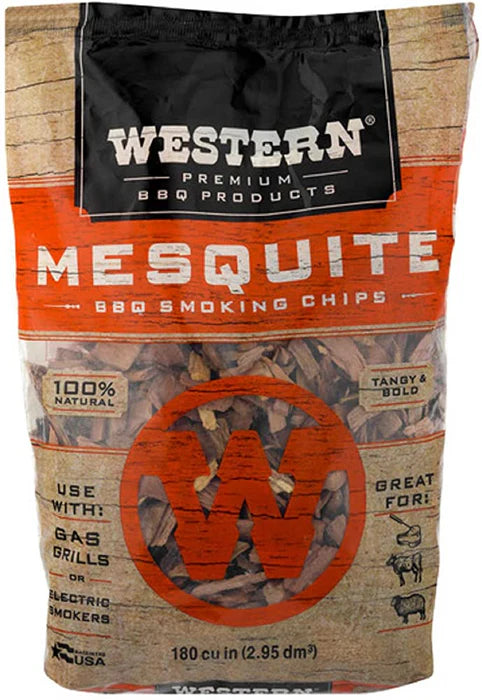 شرائح تدخين للشواء BBQ Wood Chips - 750 غم | WESTERN Premium