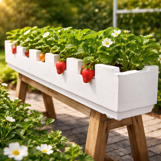 قناة زراعة بوليسترين بطول 1 متر – 1m Polystyrene Growing Channel